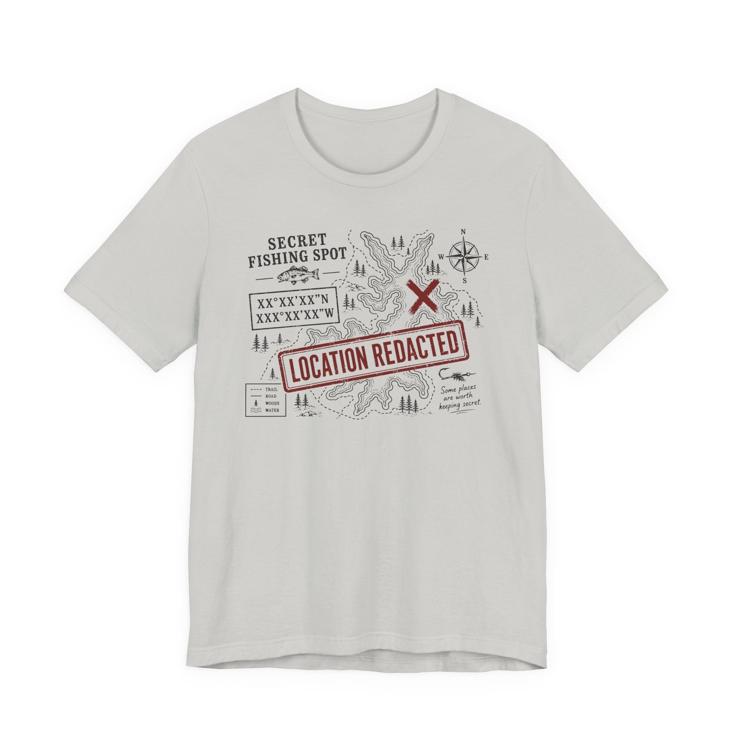 Secret Fishing Spot — Unisex Cotton Tee