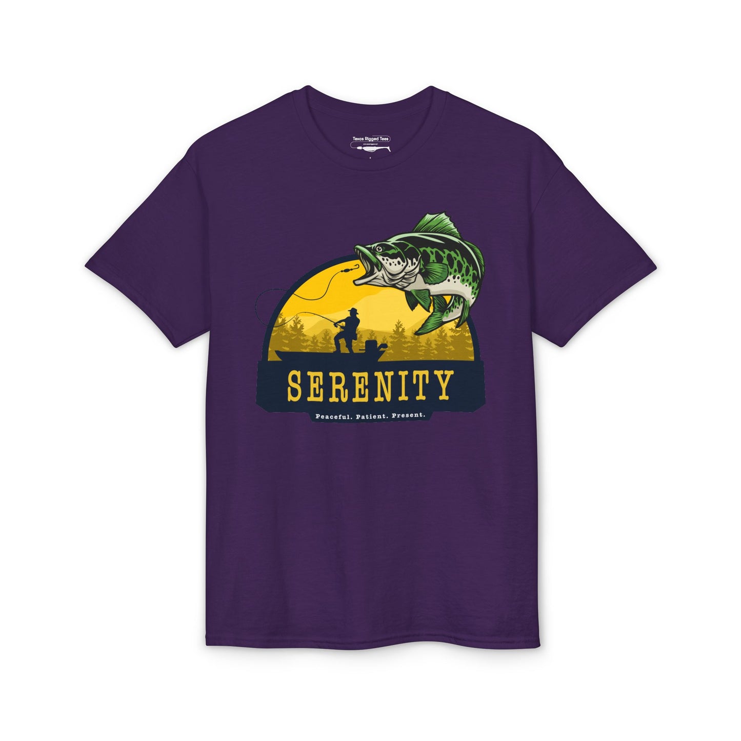 Serenity: Peaceful. Patient. Present. — Unisex DryBlend® T-Shirt