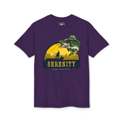 Serenity: Peaceful. Patient. Present. — Unisex DryBlend® T-Shirt