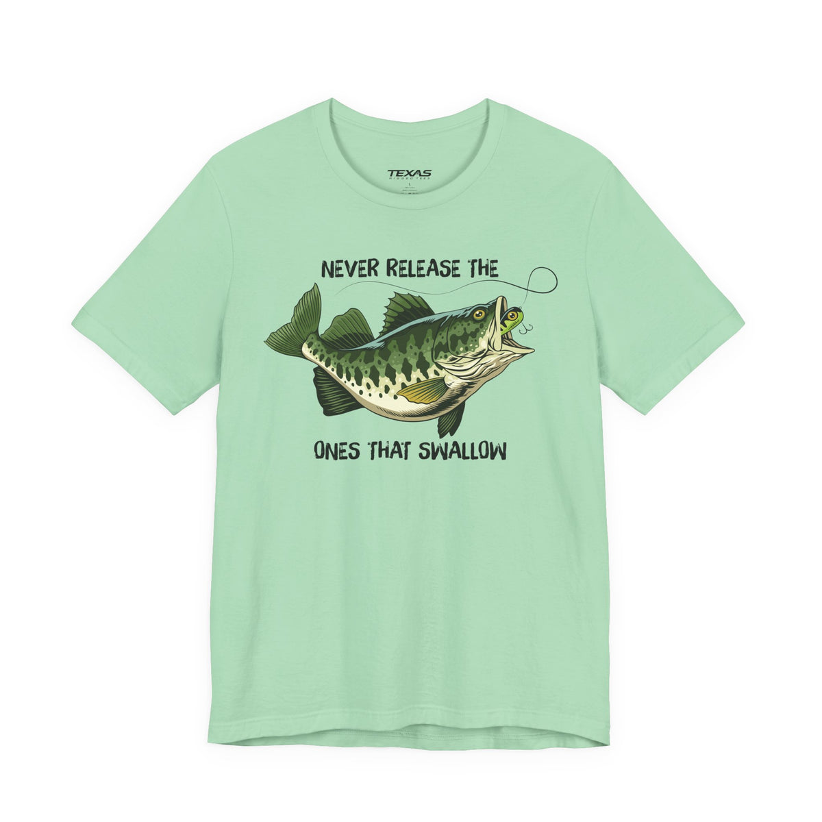 Never Release the Ones That Swallow — Unisex Cotton Tee