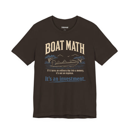 Boat Math — Unisex Cotton Tee