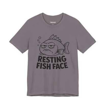 Resting Fish Face — Unisex Cotton Tee