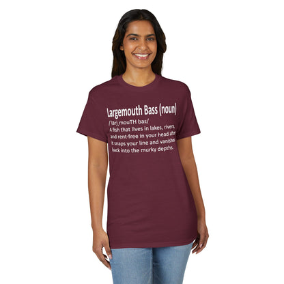 Largemouth Bass Defined — Unisex DryBlend® T-Shirt