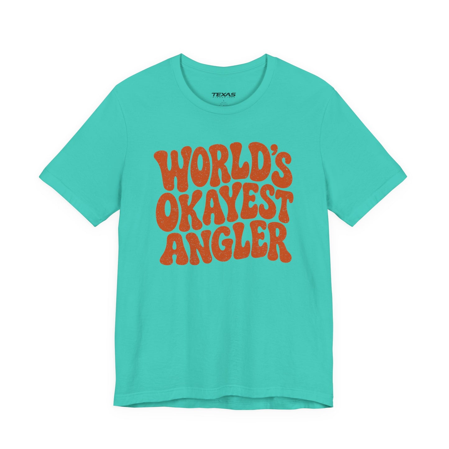 World's Okayest Angler — Unisex Cotton Tee