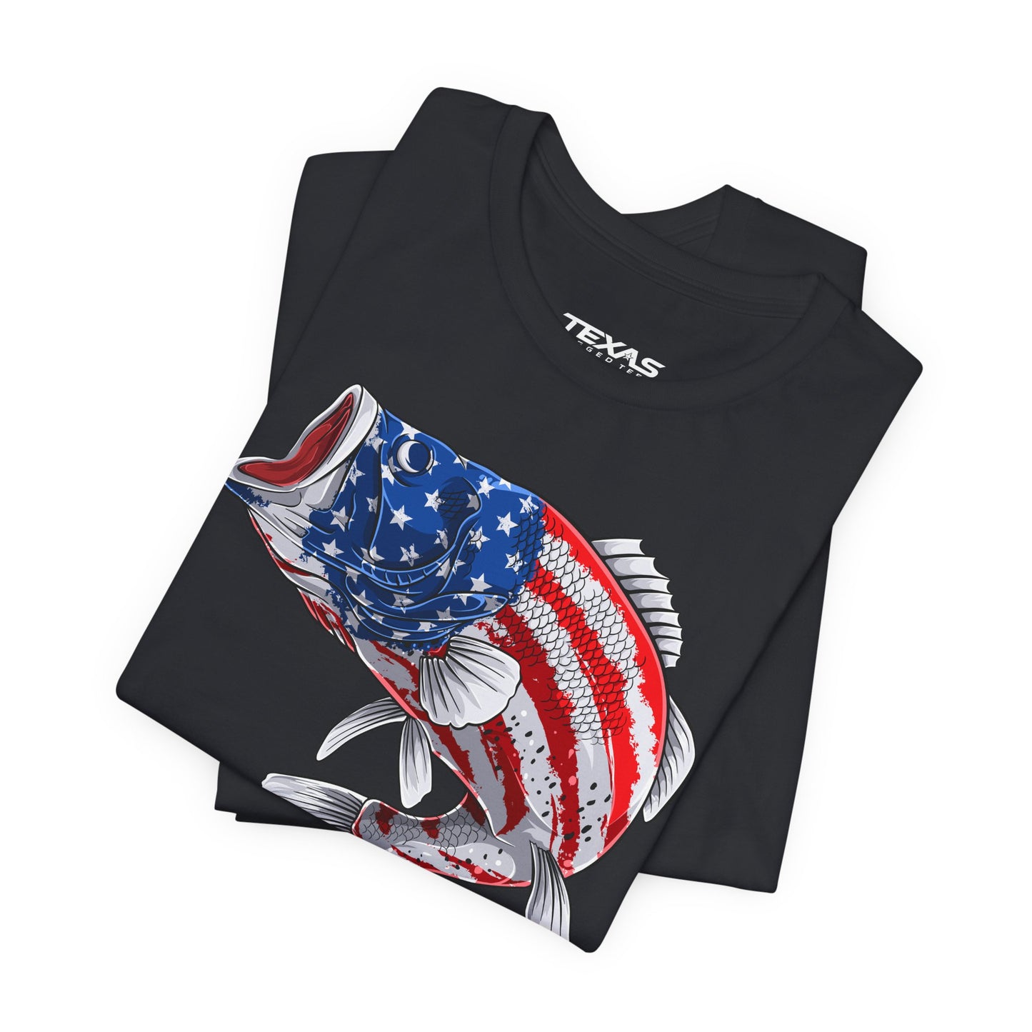 Patriotic Bass — Unisex Cotton Tee