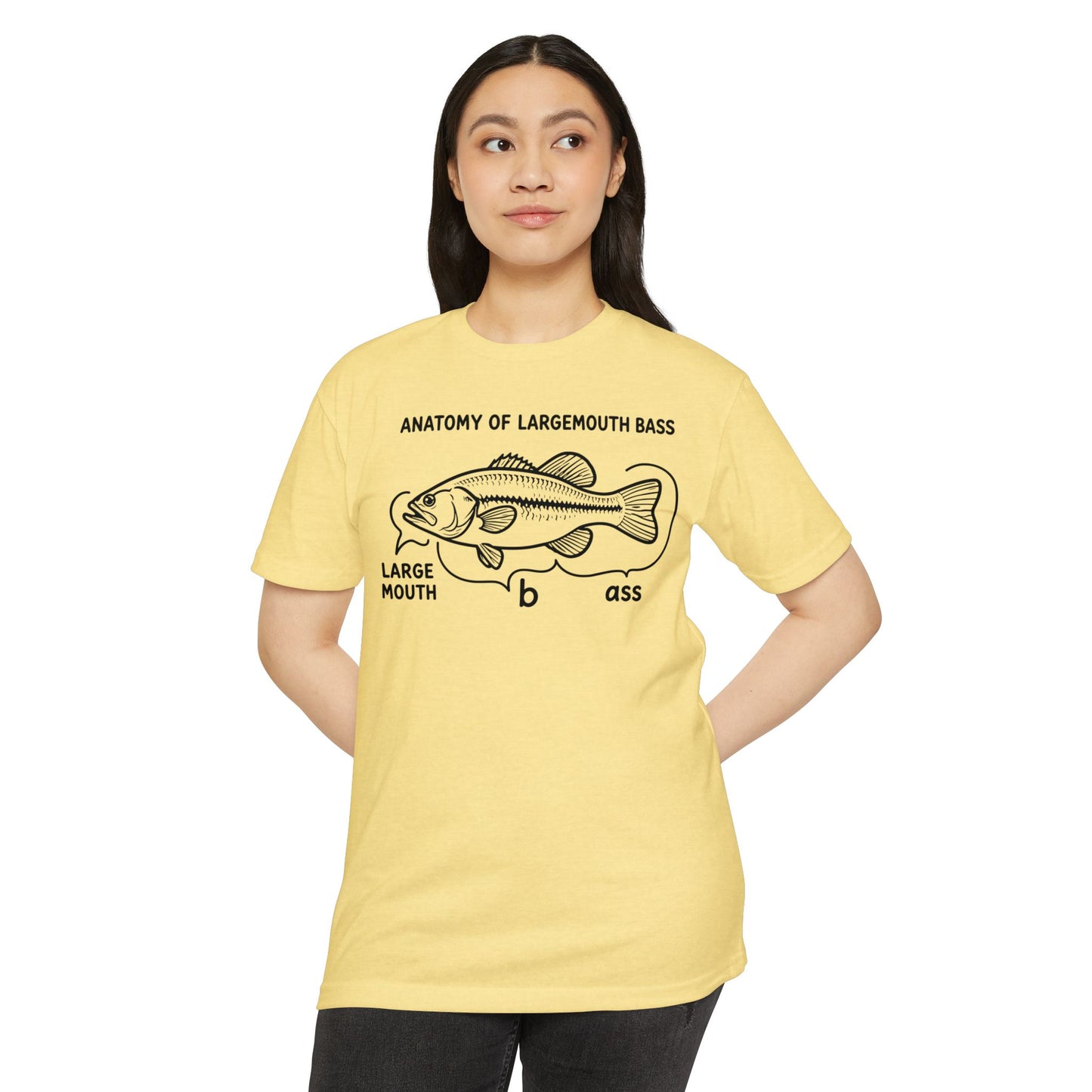 Anatomy of a Largemouth Bass — Cotton-Poly Blend T-Shirt