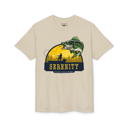 Serenity: Peaceful. Patient. Present. — Unisex DryBlend® T-Shirt