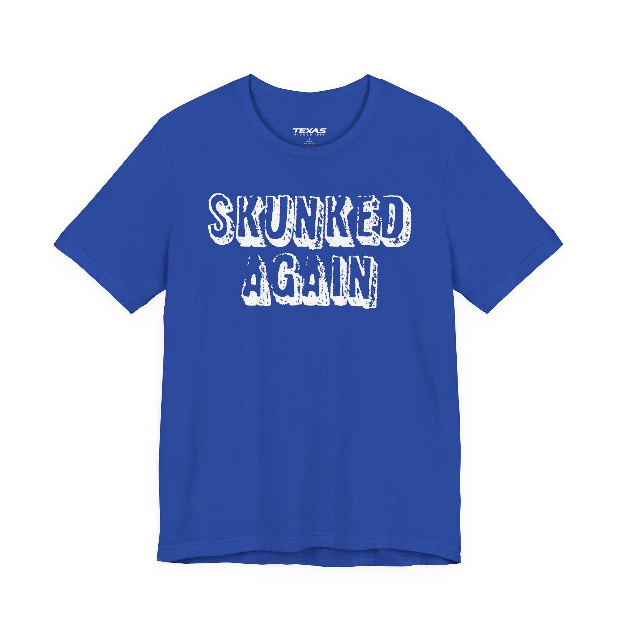 Skunked Again — Unisex Cotton Tee