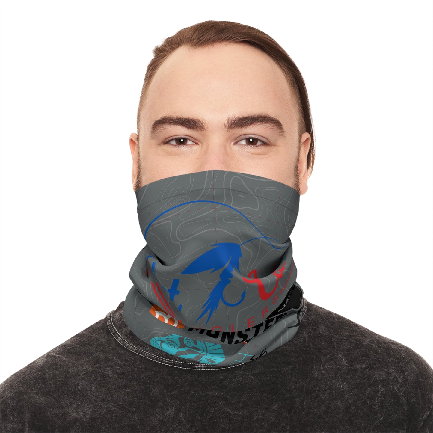 Dave Carrasco Dark Gray — Unisex Neck Gaiter (SPF 50+)