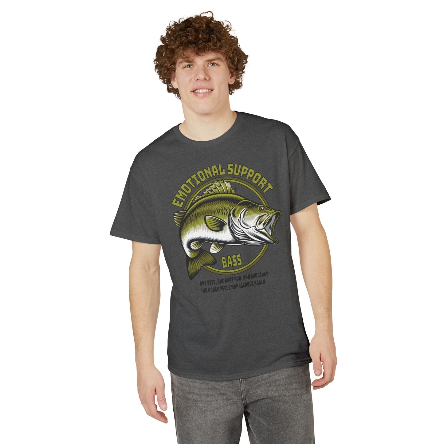 Emotional Support Bass — Unisex DryBlend® T-Shirt