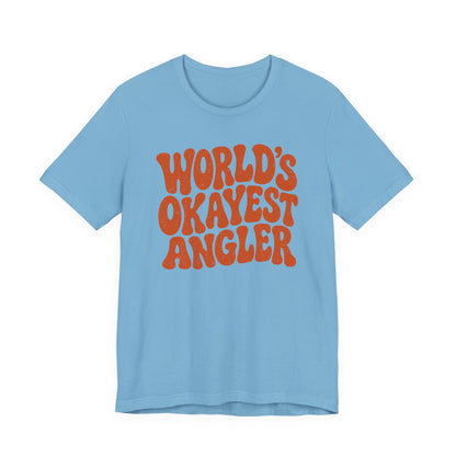 World's Okayest Angler — Unisex Cotton Tee