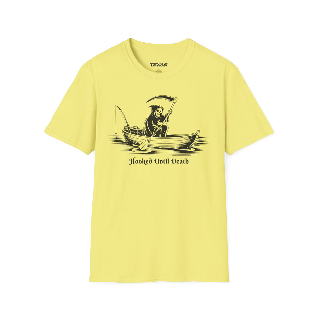 Hooked Until Death — Unisex Cotton Tee
