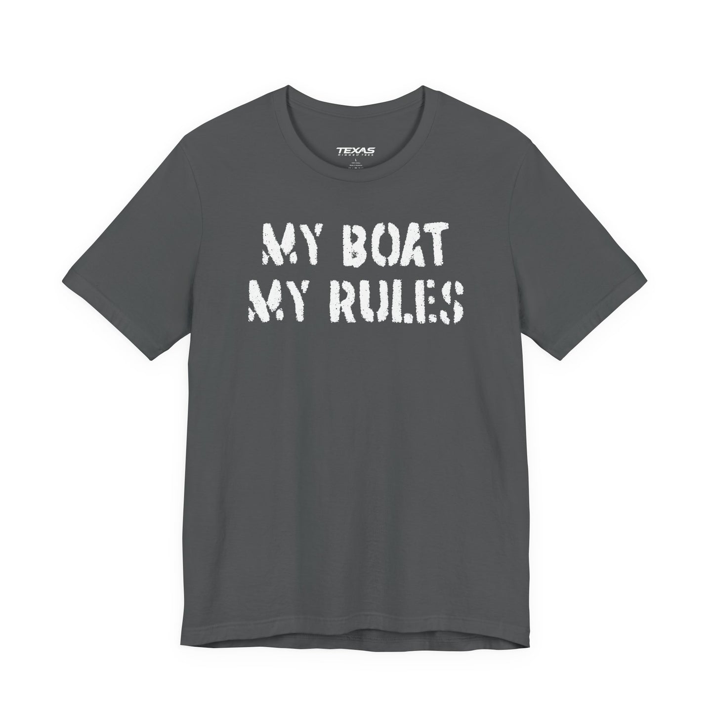 My Boat My Rules — Unisex Cotton Tee