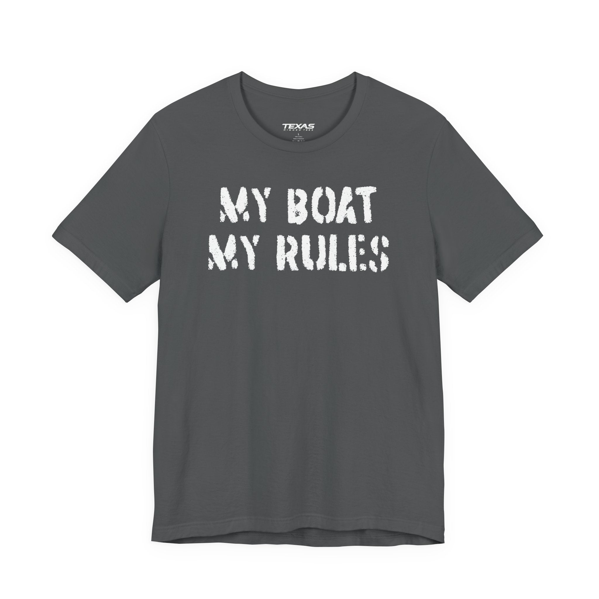My Boat My Rules — Unisex Cotton Tee