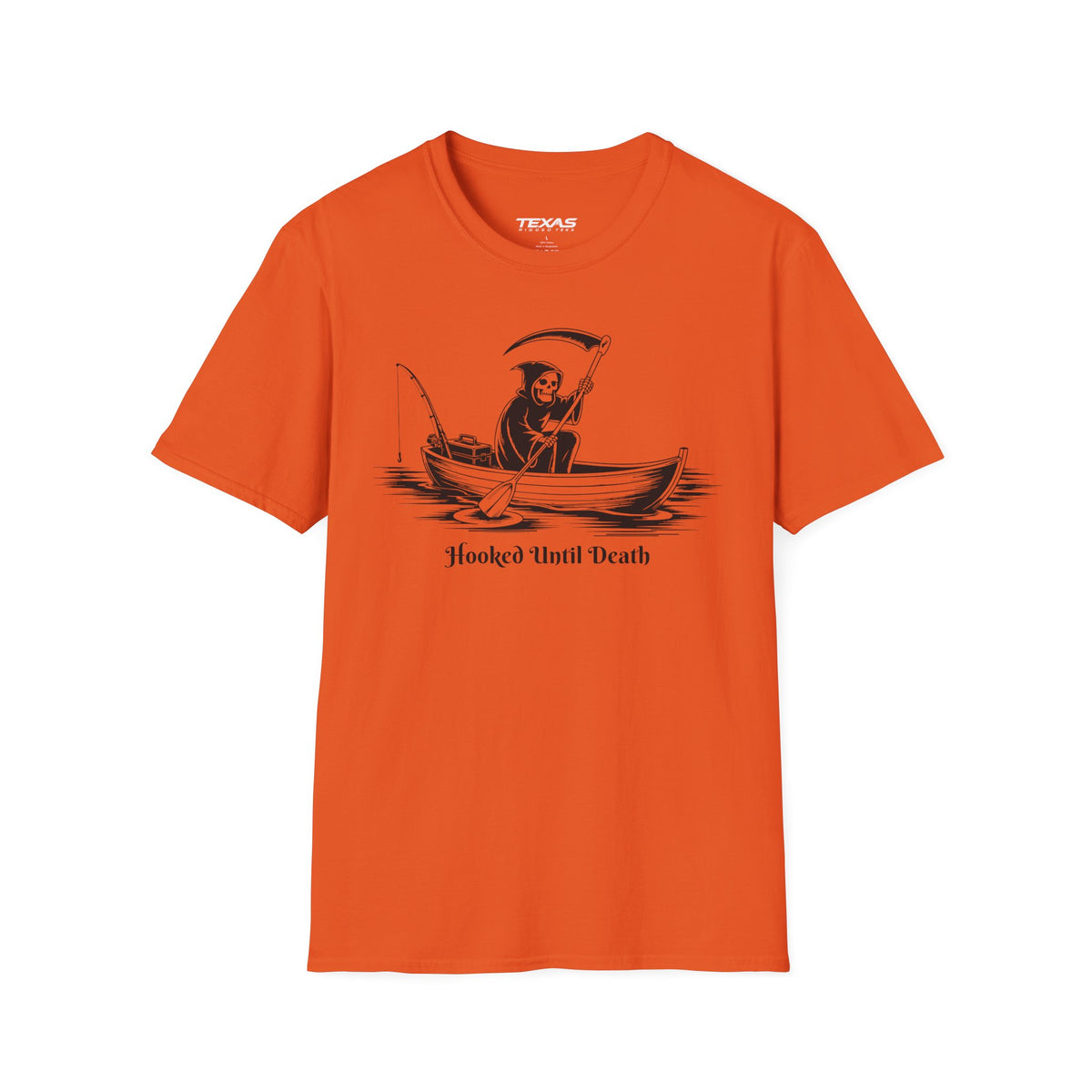 Hooked Until Death — Unisex Cotton Tee