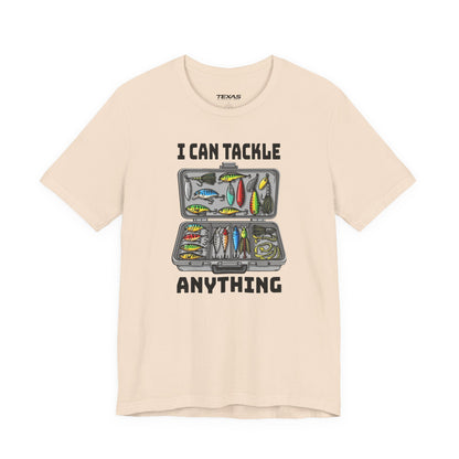 I Can Tackle Anything — Unisex Cotton Tee
