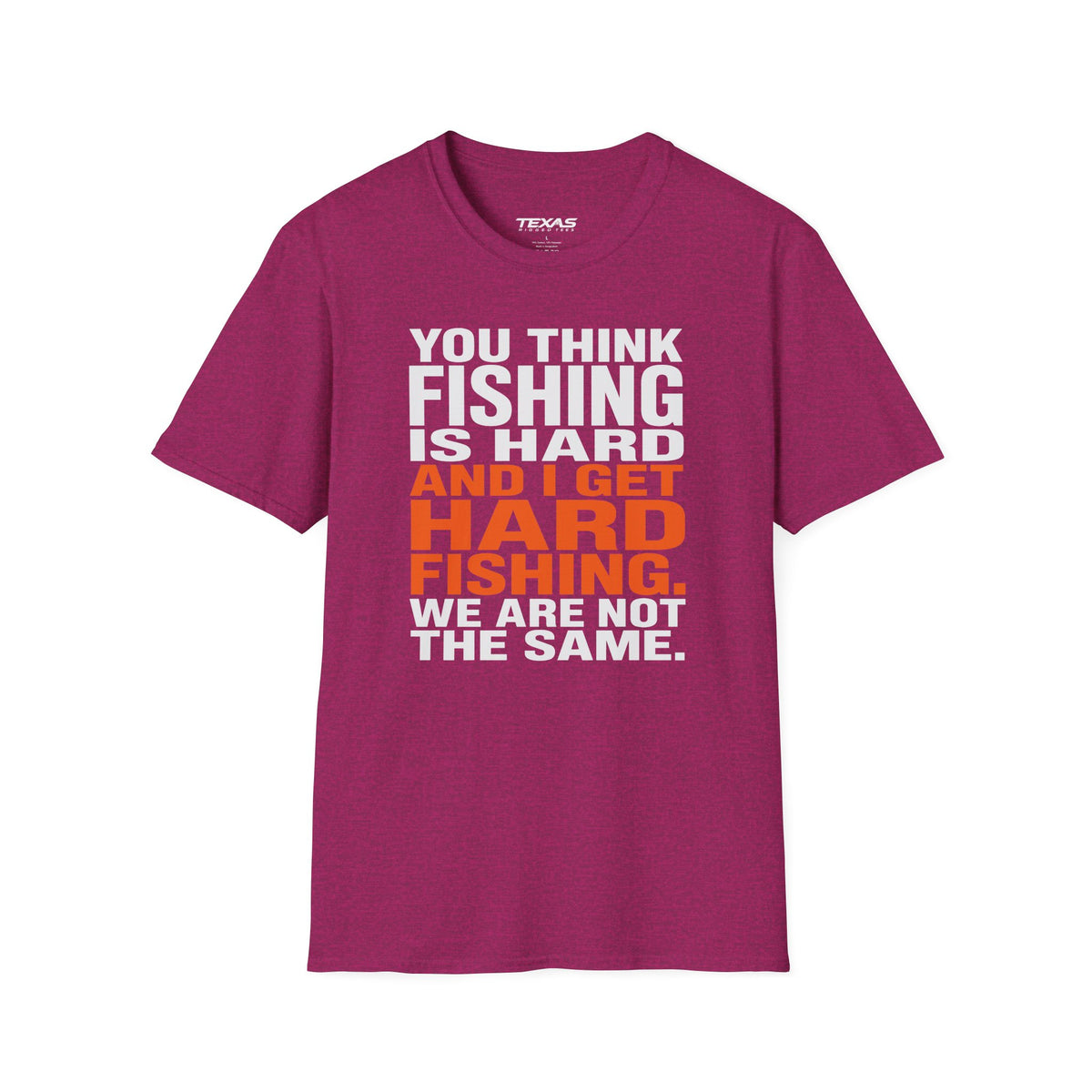 Hard Fishing — Unisex Cotton Tee