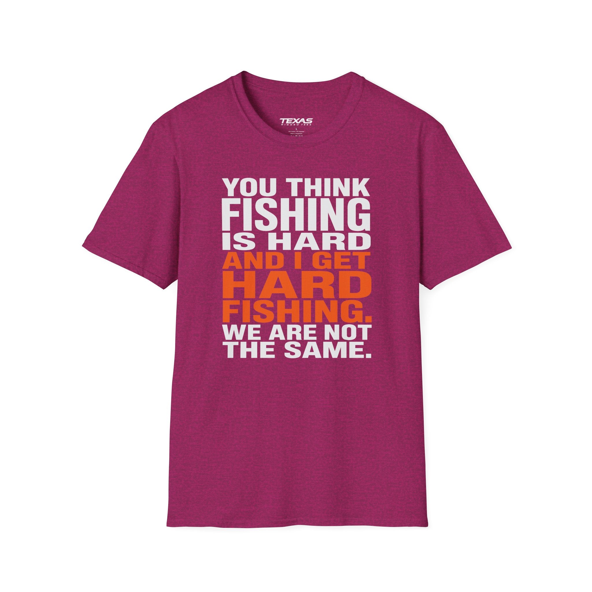 Hard Fishing — Unisex Cotton Tee