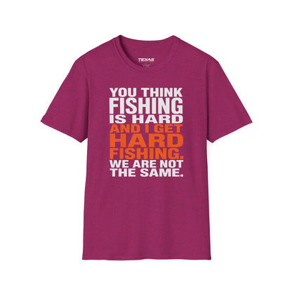 Hard Fishing — Unisex Cotton Tee