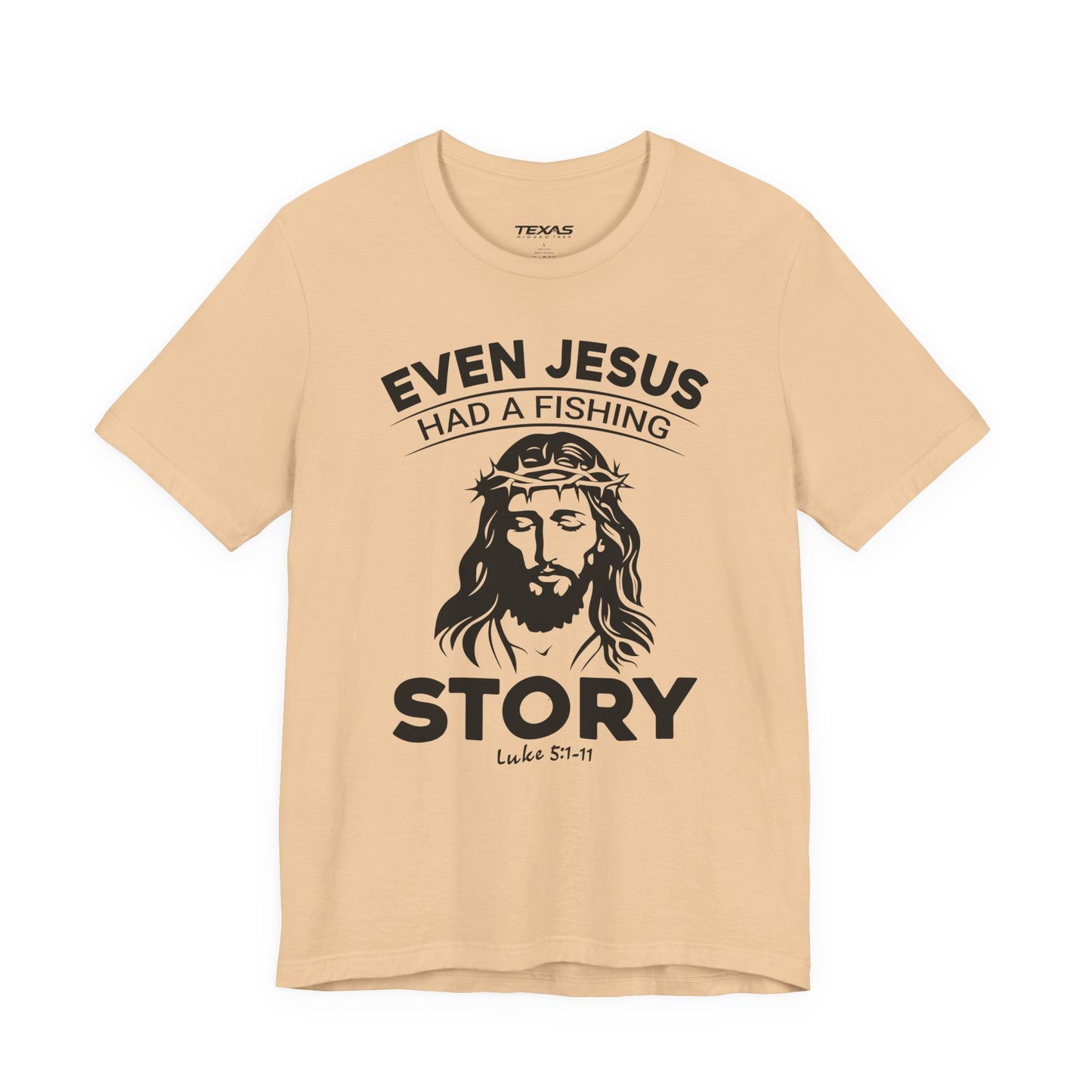 Even Jesus Had a Fishing Story — Unisex Cotton Tee