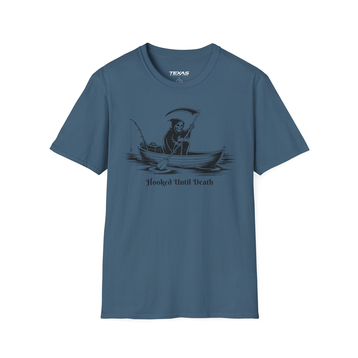 Hooked Until Death — Unisex Cotton Tee