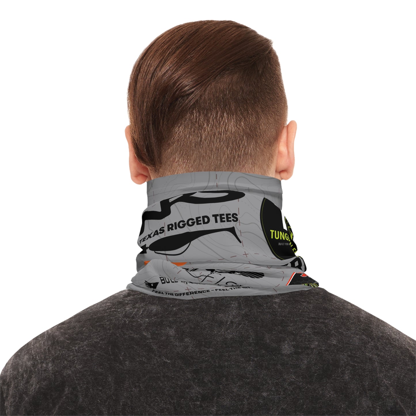 Dave Carrasco Medium Gray — Unisex Neck Gaiter (SPF 50+)