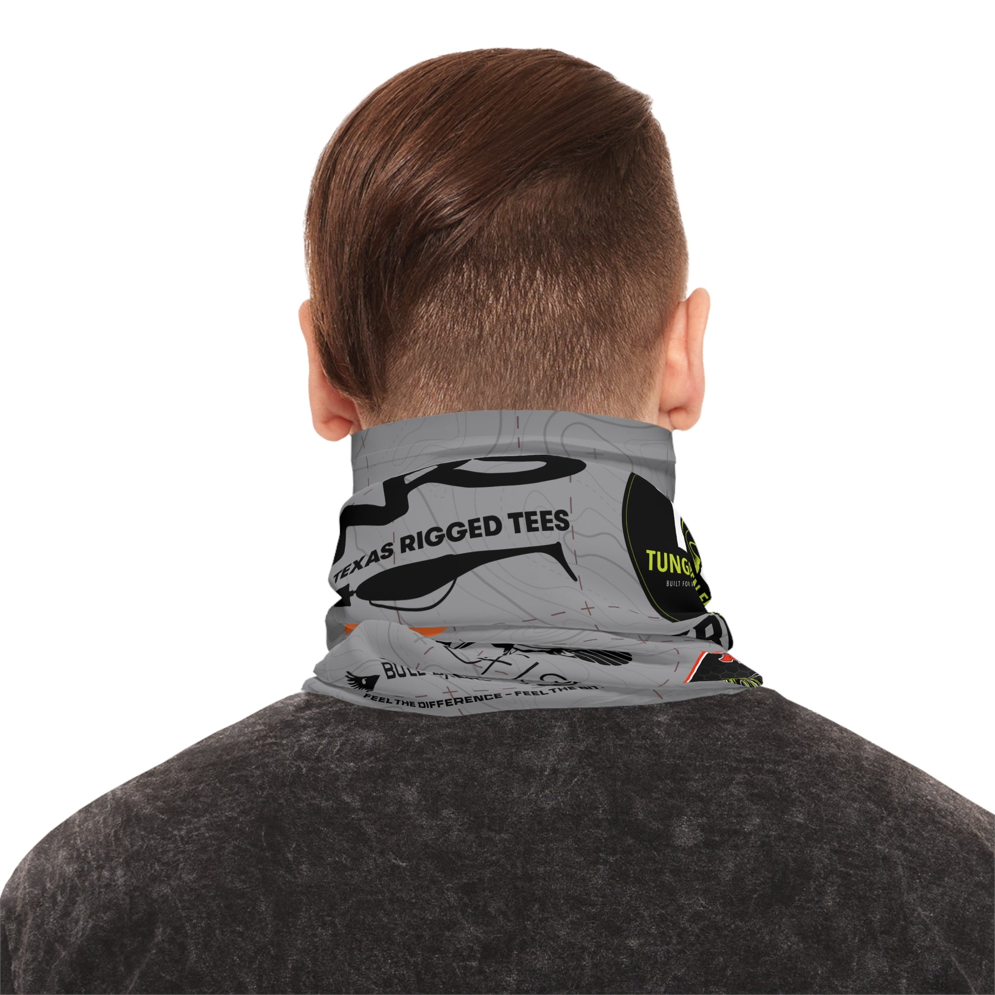 Dave Carrasco Medium Gray — Unisex Neck Gaiter (SPF 50+)