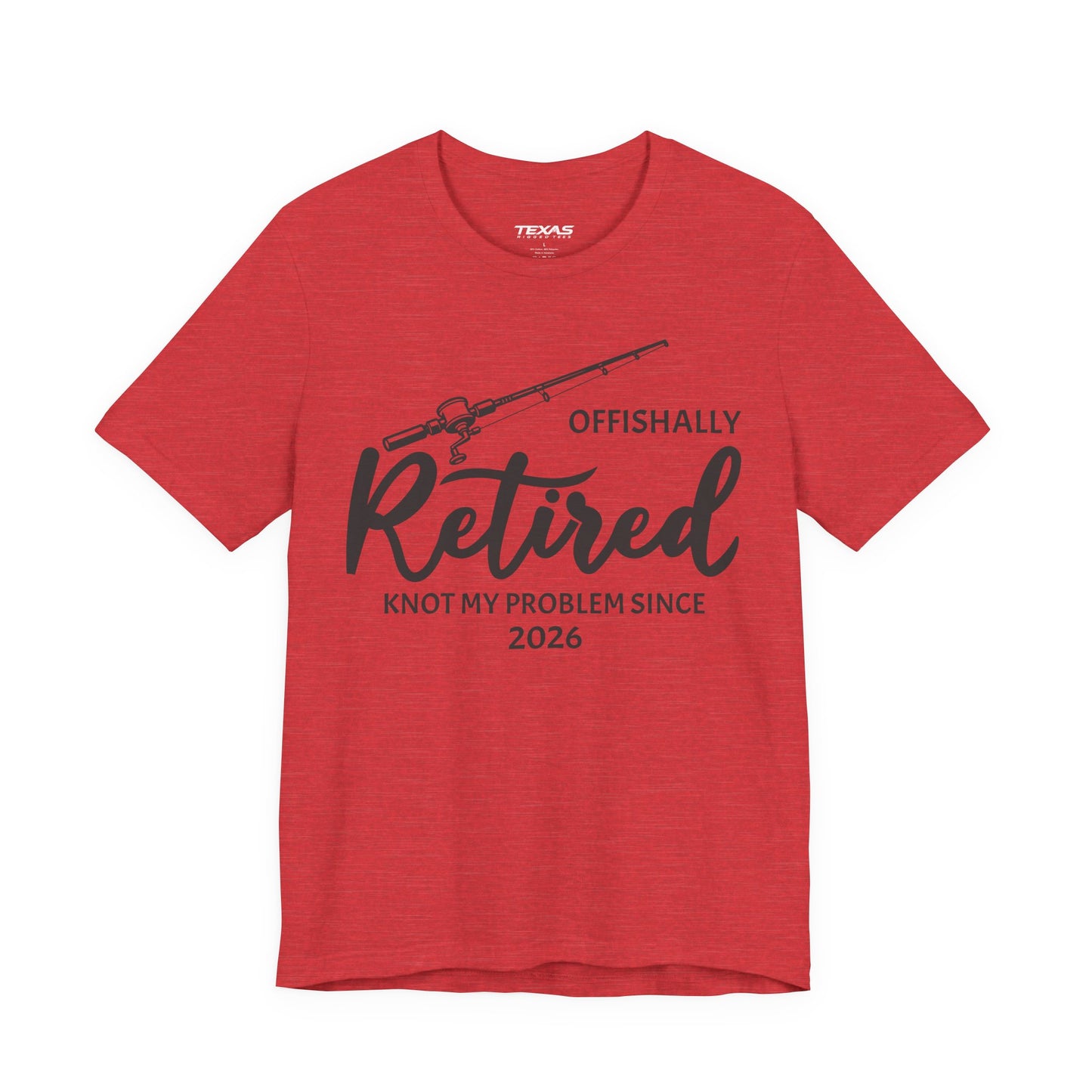 Offishally Retired — Unisex Cotton Tee (Customizable)
