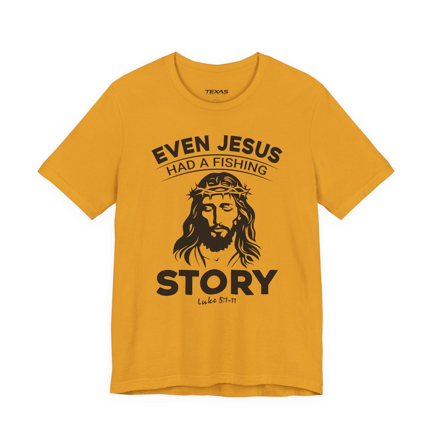 Even Jesus Had a Fishing Story — Unisex Cotton Tee