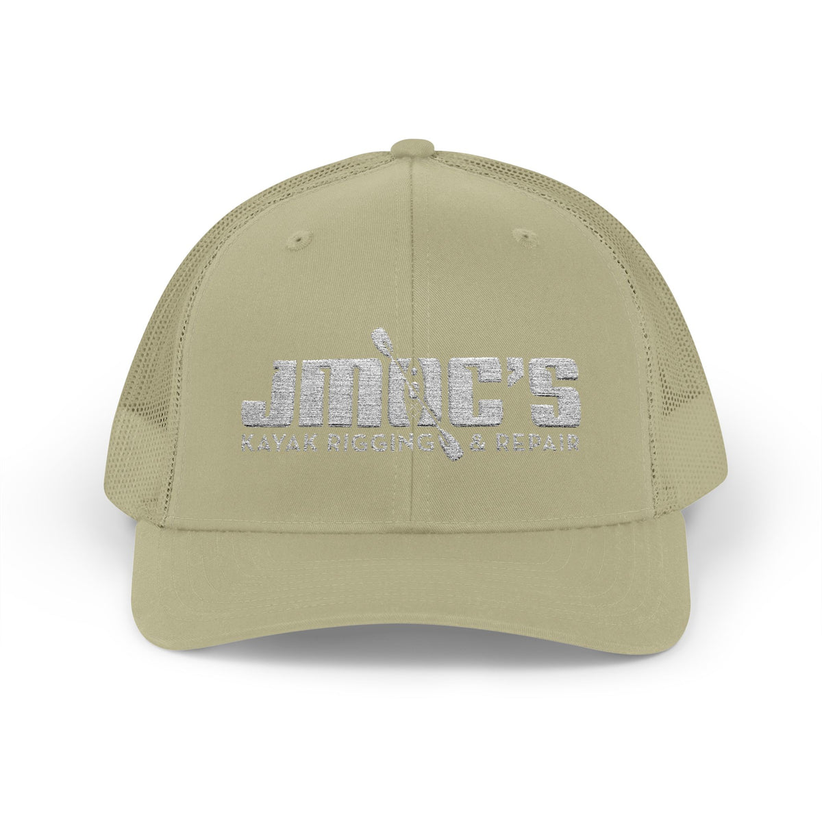 JMOC's Kayak Rigging & Repair (Light Logo) — Embroidered Baseball Cap