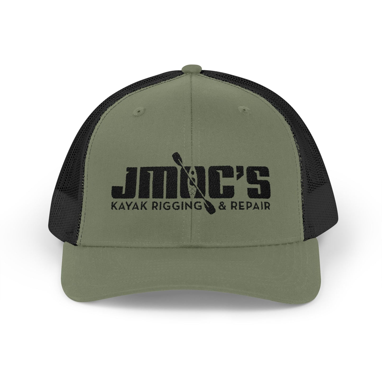 JMOC's Kayak Rigging & Repair (Dark Logo) — Embroidered Baseball Cap
