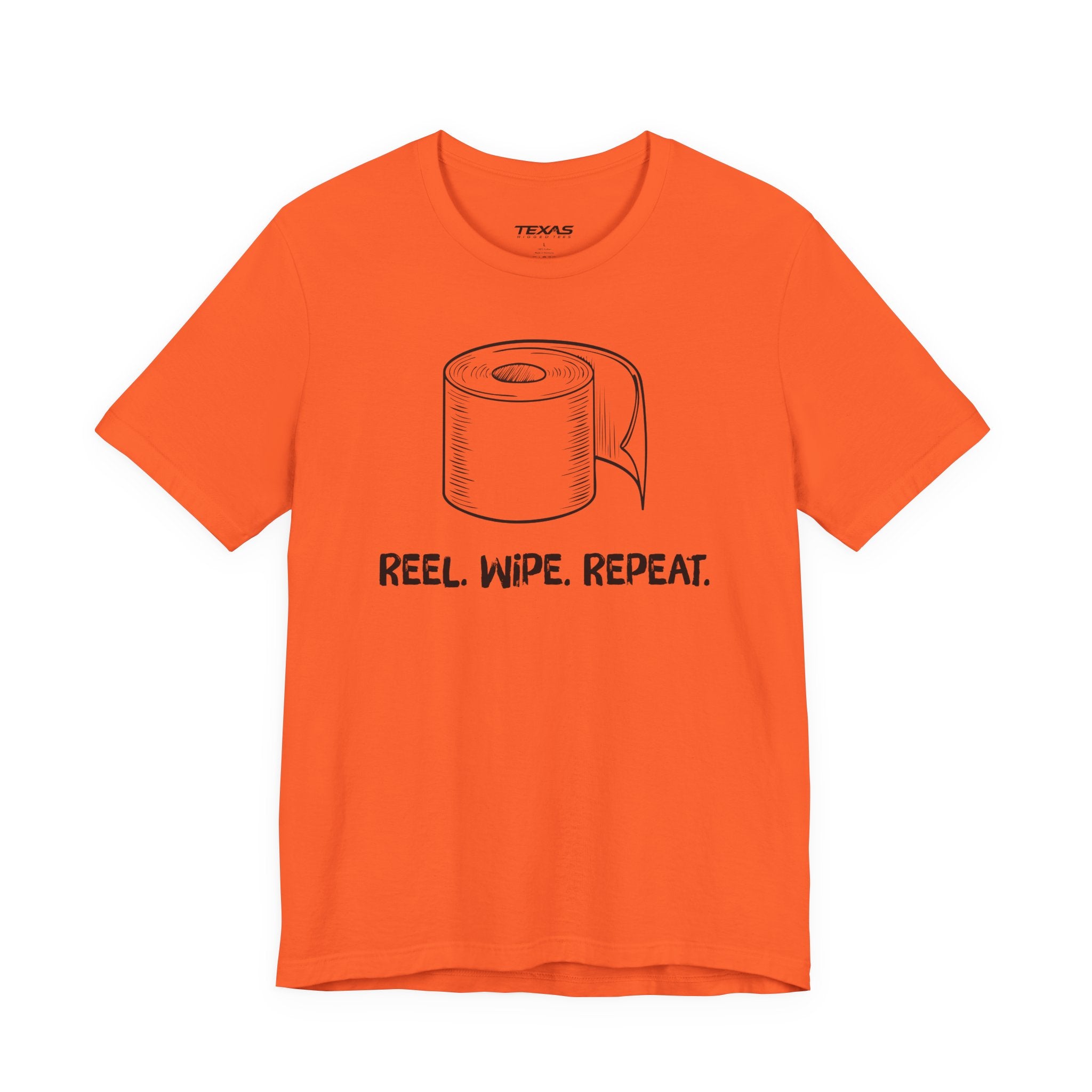 Reel. Wipe. Repeat. — Unisex Cotton Tee