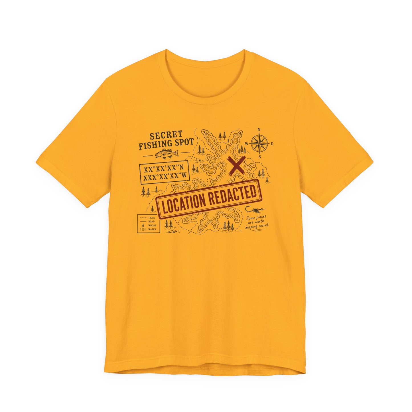 Secret Fishing Spot — Unisex Cotton Tee