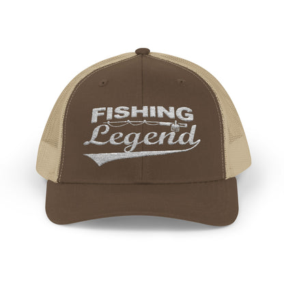 Fishing Legend — Embroidered Baseball Cap