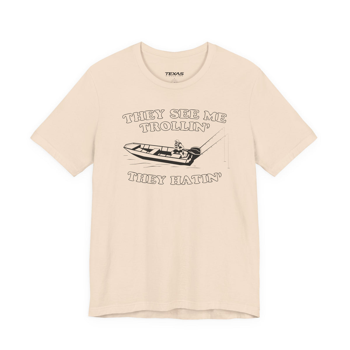 They See Me Trollin’, They Hatin’ — Unisex Cotton Tee