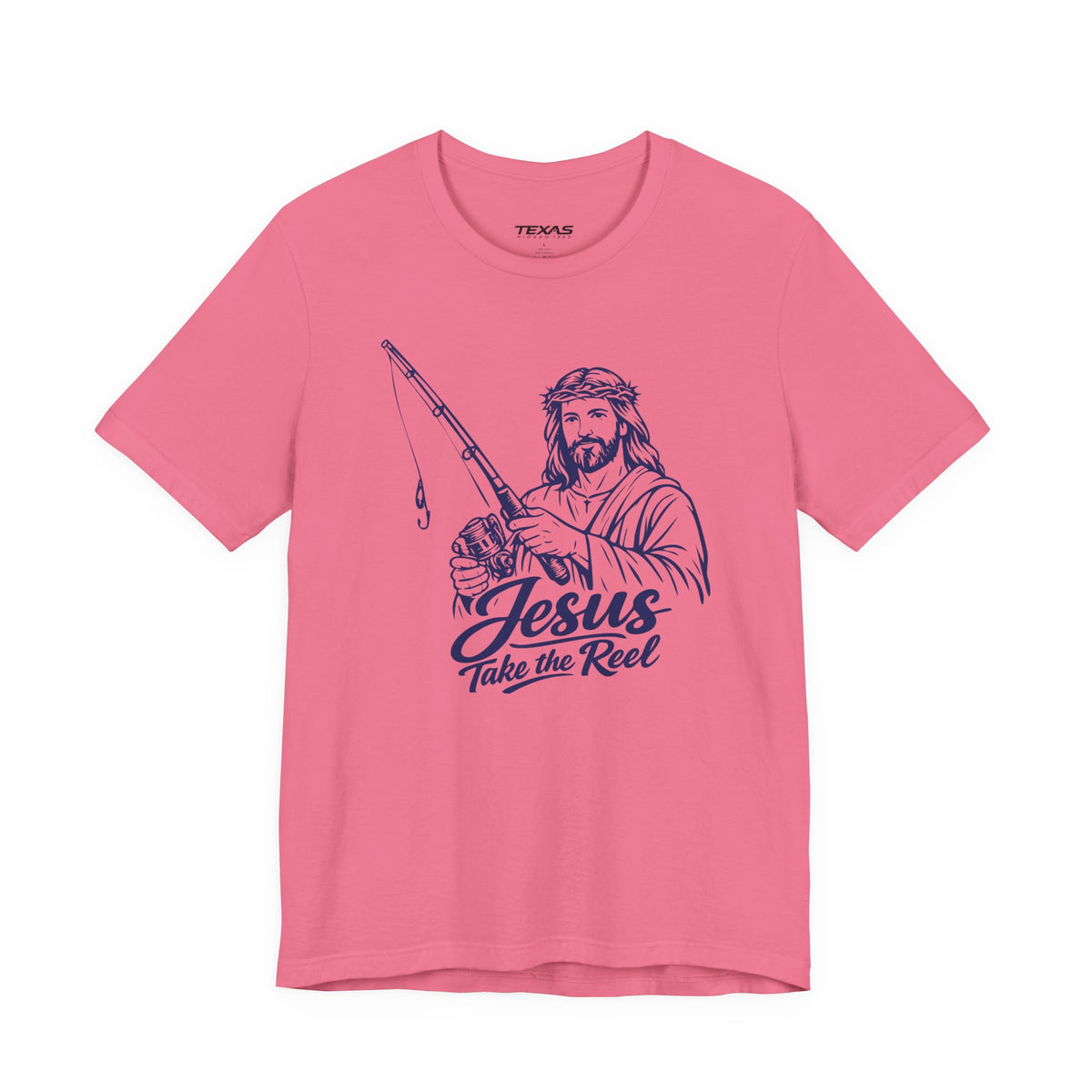Jesus Take the Reel — Unisex Cotton Tee