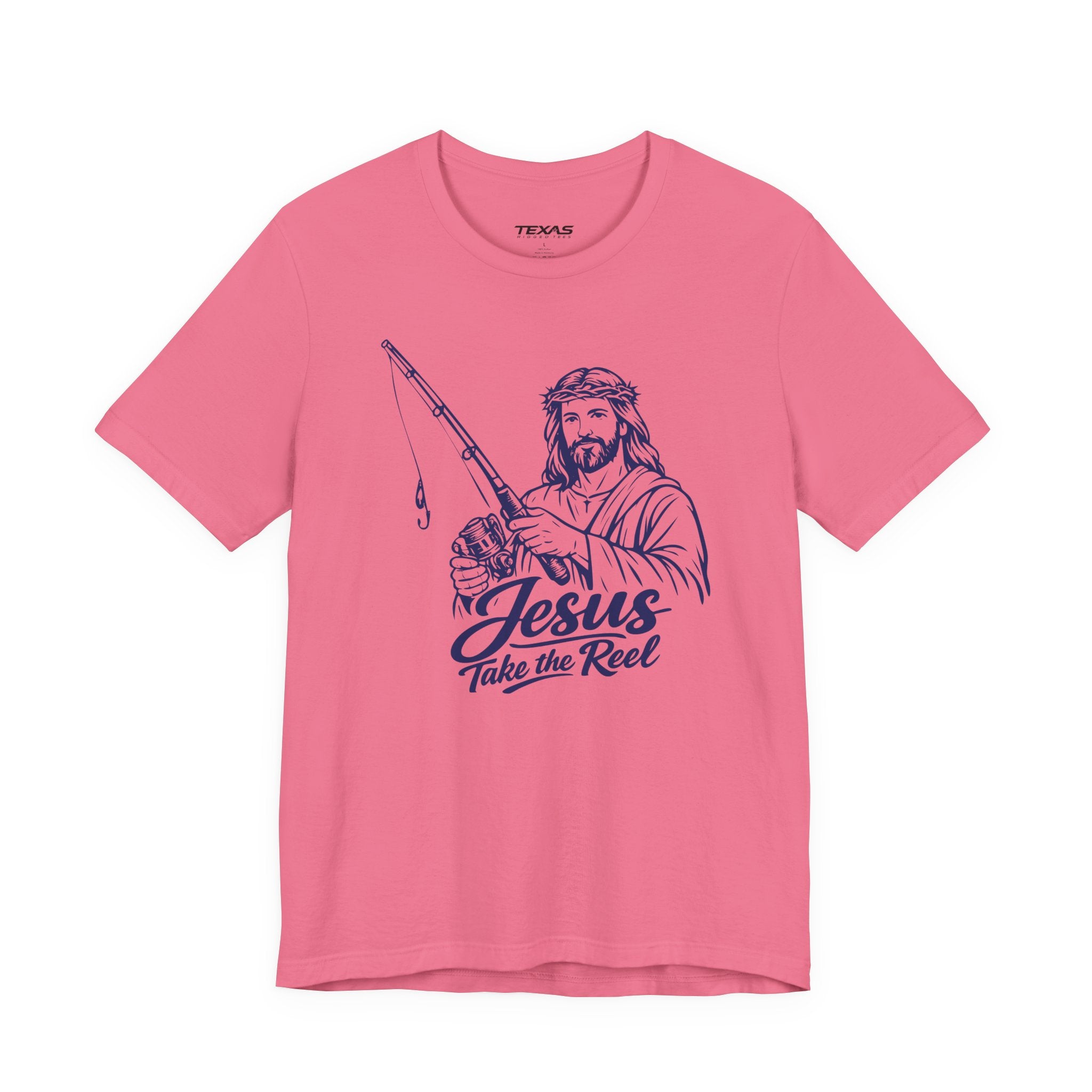 Jesus Take the Reel — Unisex Cotton Tee