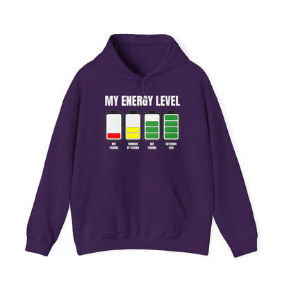 My Energy Level — Unisex Hooded Sweatshirt