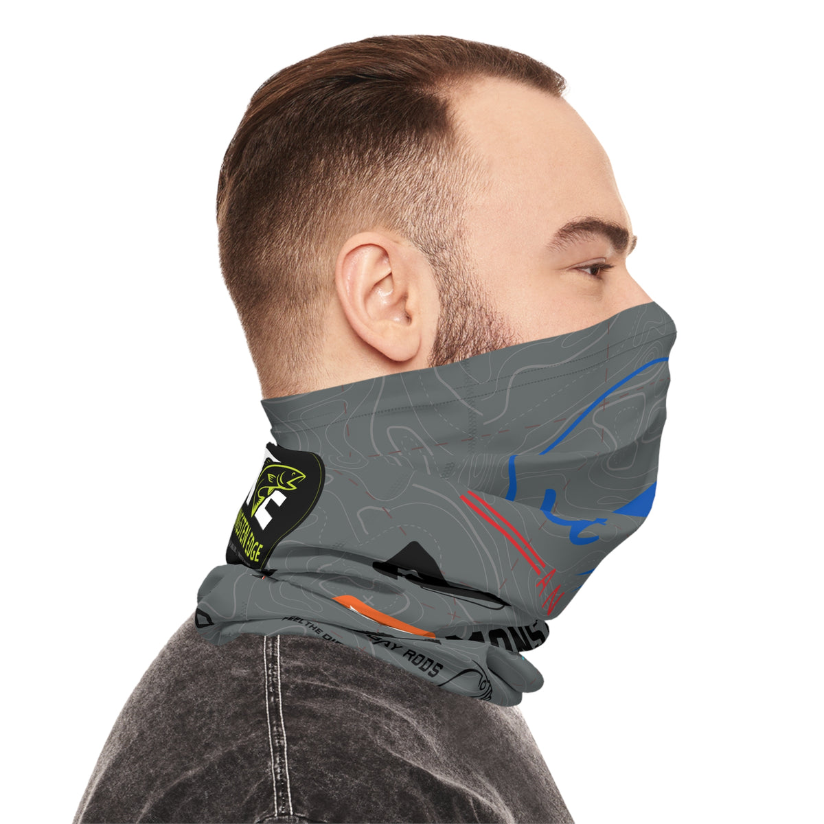 Dave Carrasco Dark Gray — Unisex Neck Gaiter (SPF 50+)