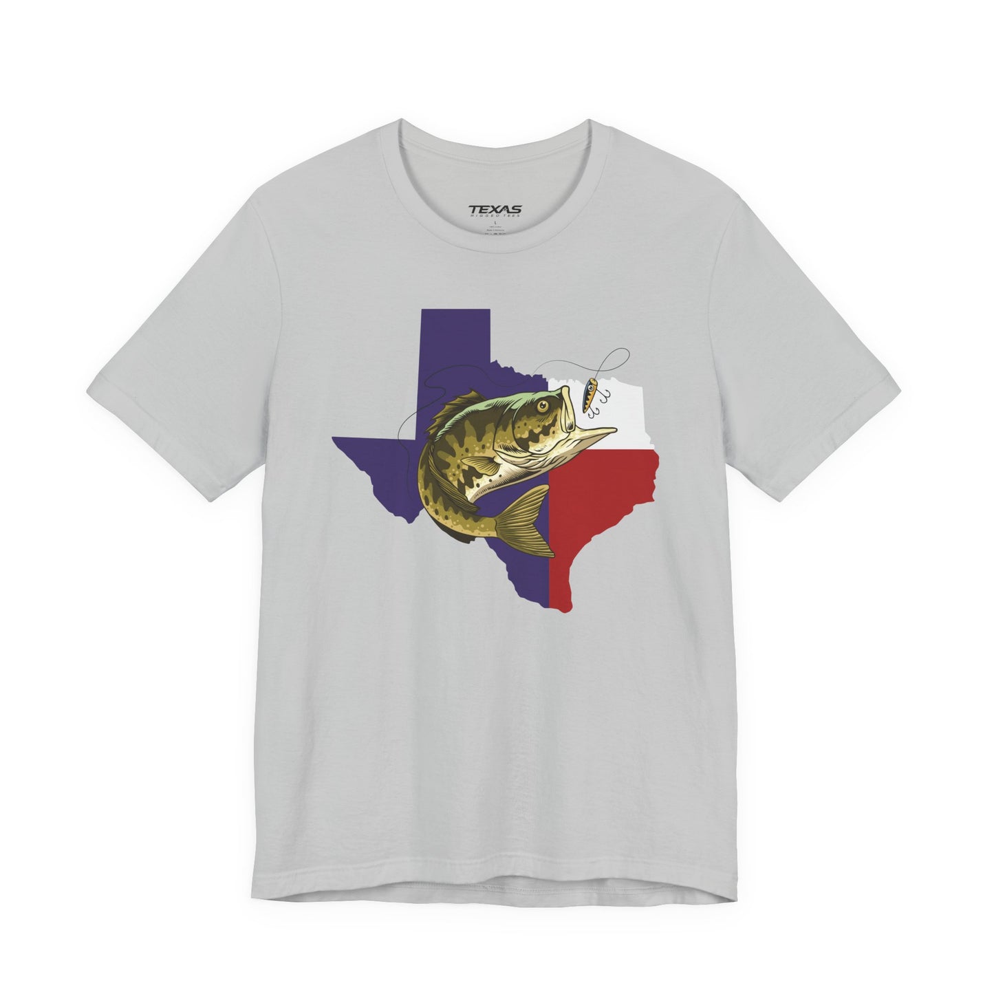 Texas Bass Fishing — Unisex Cotton Tee