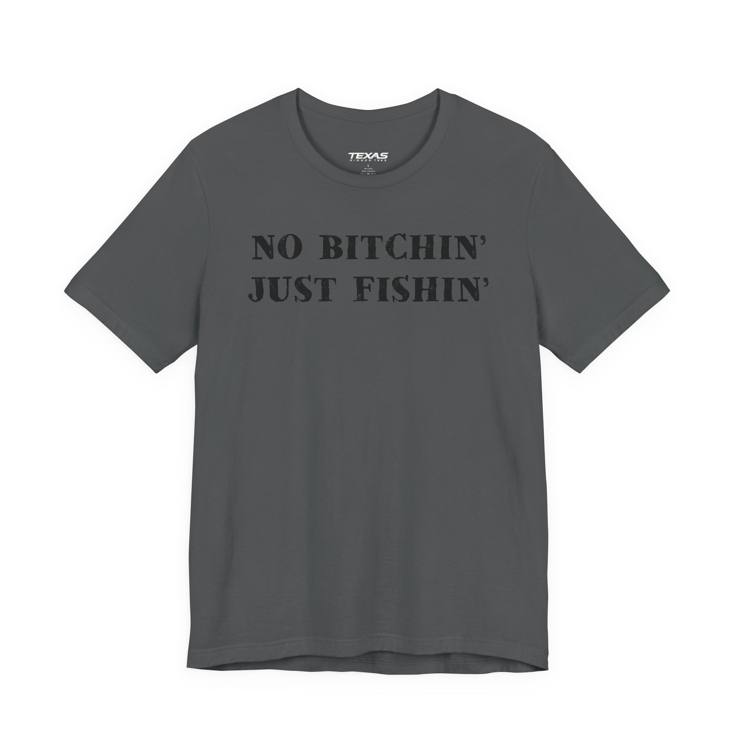 No Bitchin’, Just Fishin’ — Unisex Cotton Tee