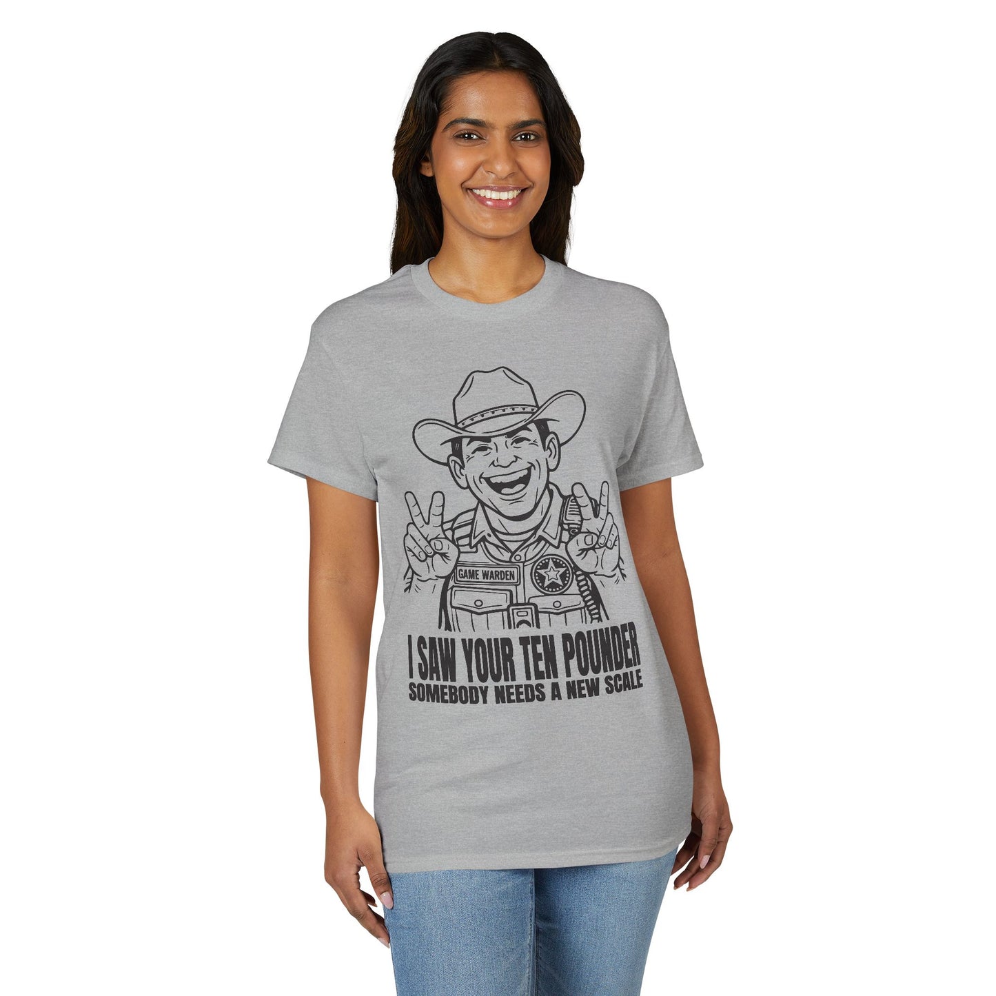 I Saw Your Ten Pounder — Unisex DryBlend® T-Shirt