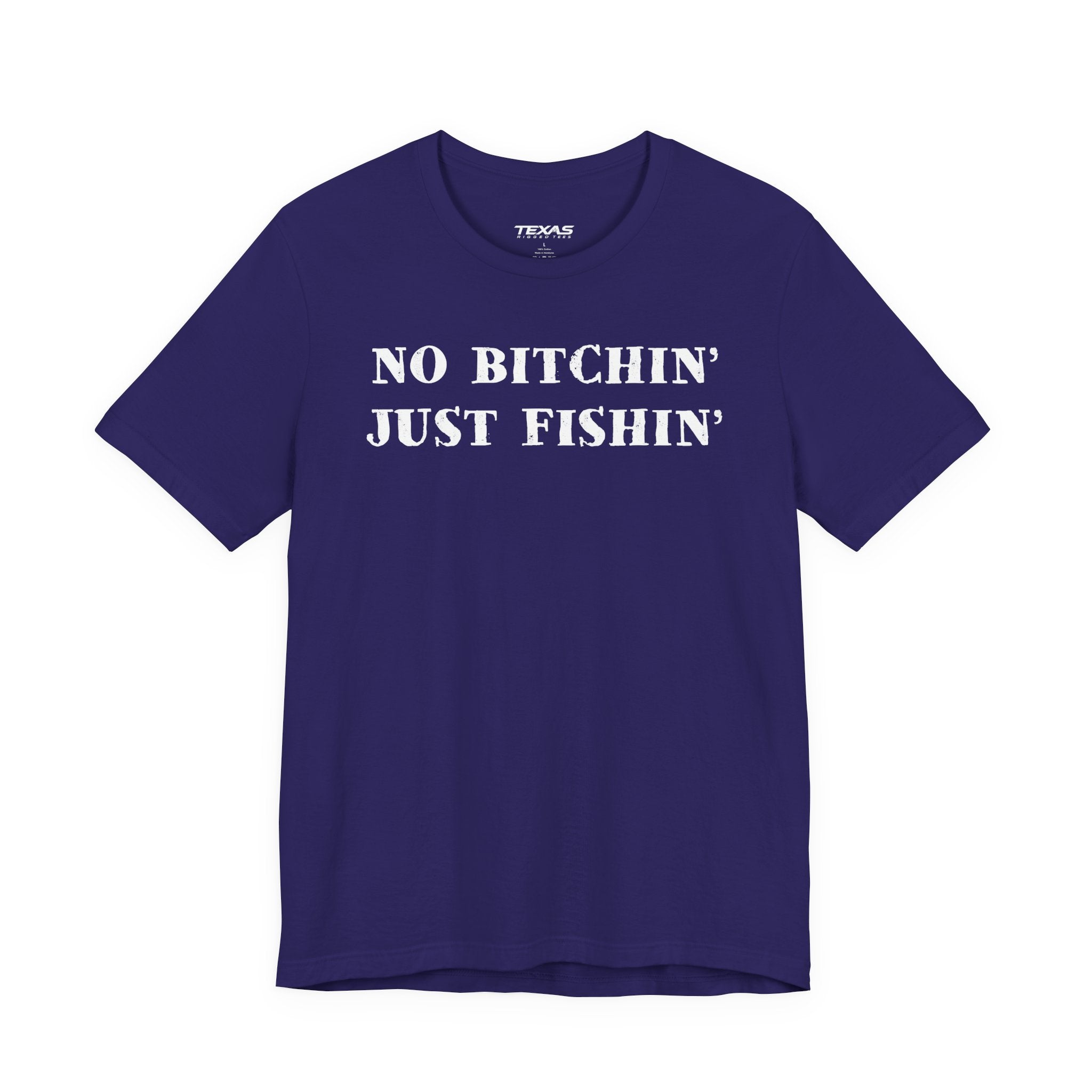 No Bitchin’, Just Fishin’ — Unisex Cotton Tee