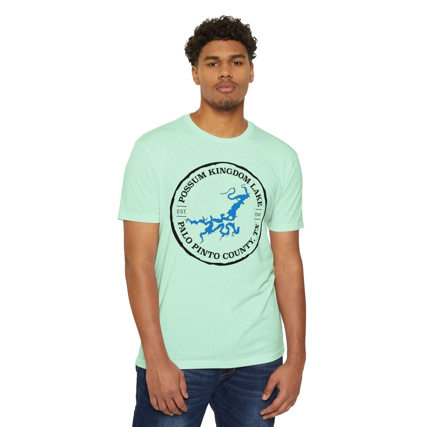 Possum Kingdom Lake — Unisex Cotton-Poly Blend T-Shirt