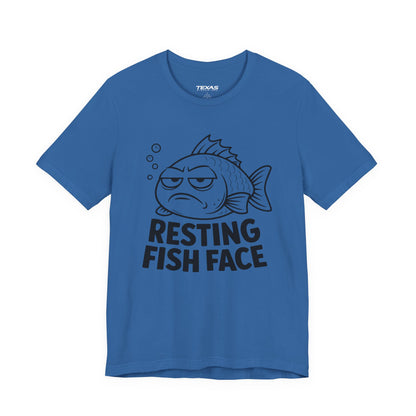 Resting Fish Face — Unisex Cotton Tee
