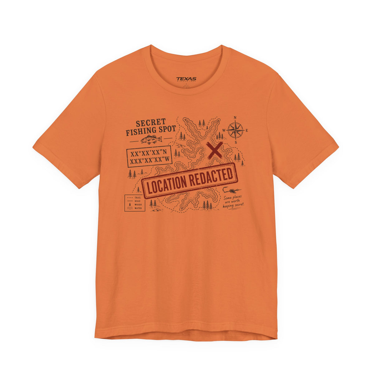 Secret Fishing Spot — Unisex Cotton Tee