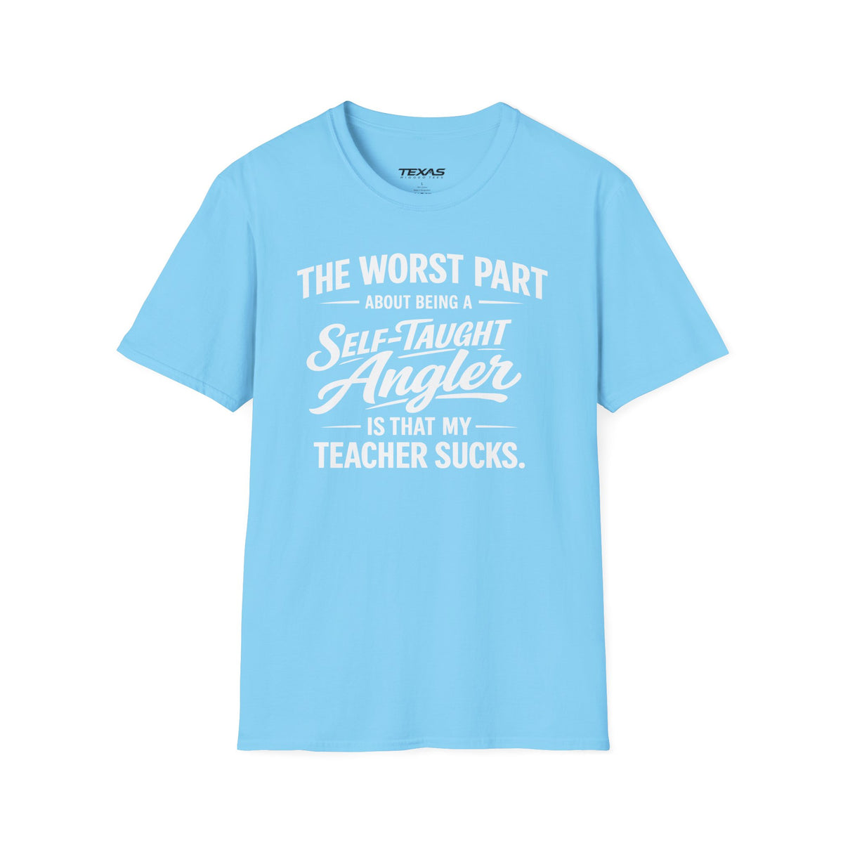 Self-Taught Angler — Unisex Cotton Tee