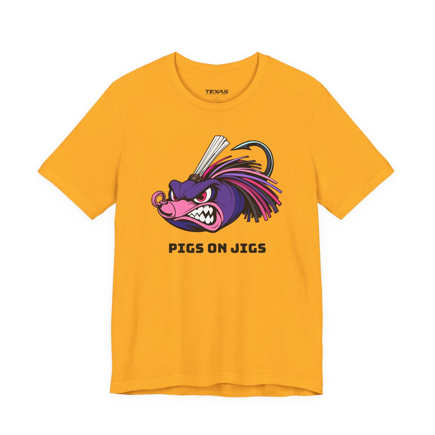 Pigs on Jigs — Unisex Cotton Tee