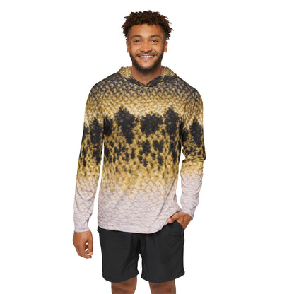 Largemouth Bass — Unisex Fishing Pullover Hoodie (SPF 50+)