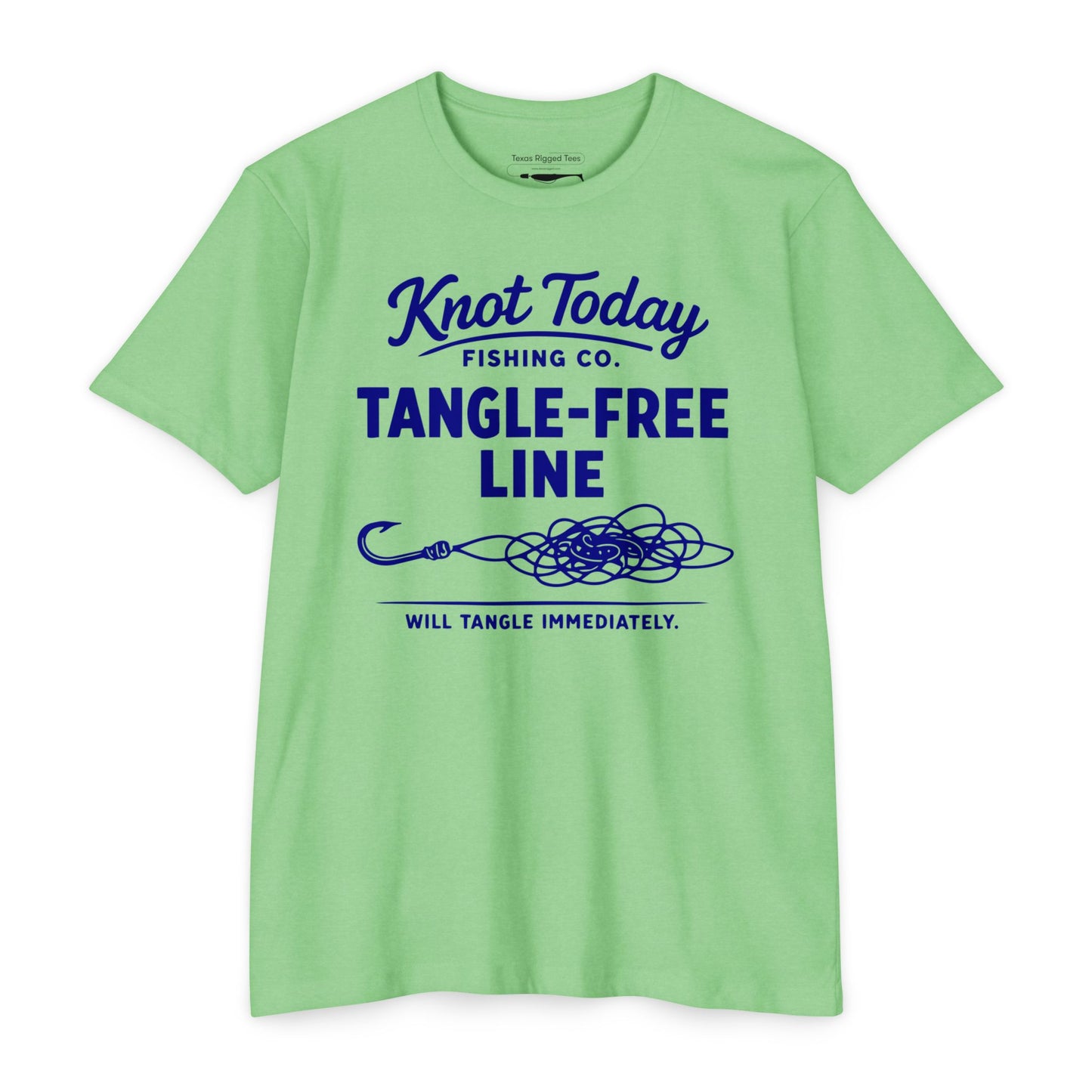 Knot Today Fishing Co. — Unisex Cotton-Poly Blend T-Shirt